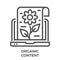 Organic content icon