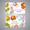 Organic cosmetics card. Hand drawn spa and aromatherapy elements. Cartoon vector sketch of natural cosmetic. Spa Club