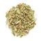 Organic dry green cardamom (Elettaria cardamomum) big cut seeds.