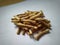 Organic dry shatavari Asparagus racemosus sticks.  It used in traditional Indian medicine. The root is used to make medicine.