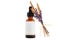 Organic essential oil of lavender and wheat herbs isolated. Health care and spa treatment