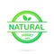 Organic food, farm fresh and natural product icons and elements collection for food market, ecommerce, organic products promotion