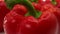 Organic food.Macro details of some fresh red peppers.Healthy eating.healthy food,red vegetable,bio food