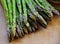 Organic fresh asparagus