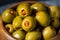 Organic Green Canned Pimento Olives