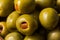 Organic Green Canned Pimento Olives