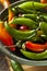 Organic Green Spicy Serrano Peppers