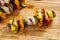 Organic Grilled Vegetable shish Kebab