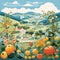 Organic Harvest - Exquisite Impressionism Illustration