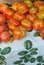 Organic heirloom tomatoes at a Farmer\'s Market