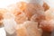 Organic Himalayan mineral salt crystals as cooking or healthy ingredient