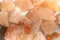 Organic Himalayan mineral salt crystals as cooking or healthy ingredient