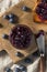 Organic Homemade Blueberry Huckleberry Preserves