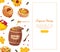 Organic Honey Landing Template, Natural Honey Products Website, Mobile App, Beekeeping and Honey Production Vector