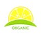 Organic lemon logo