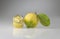 Organic lemon of Sorrento with macerated pieces under glass