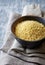 Organic Millet Gruel in a Ceramic Bowl