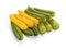 Organic mixed variety Courgettes