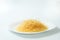 Organic natural pasta - Clean shallow depth image of decorated a