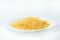 Organic natural pasta - Clean shallow depth image of decorated a