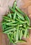 Organic Okra On A Paper Bag