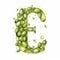 Organic Olive Vector Letter L: Charming Illustrations By Caia Koopman