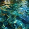 organic pattern that celebrates the intricate interplay of light and water on the surface of a tranquil pond. AI Generated