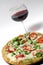 Organic pizza wine