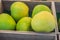 Organic pomelo or thai grapefruit for sale in market