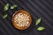 Organic popping Quinoa - Chenopodium quinoa. Healthy food