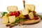 Organic produced Cheese assortment