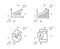 Organic product, Chart and Graph chart icons set. Ab testing sign. Leaf, Growth report, Phone test. Vector