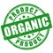 Organic product vector rubber stamp