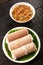 Organic red rice puttu from South Indian cuisin