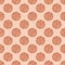 Organic seamless pattern with little orange slices elements. Pink background. Vitamin simple style ornament