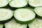 Organic sliced cucumbers