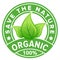 Organic stamp icon