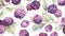 Organic Watercolor Blackberry Pattern - Boysenberry Inspired Design