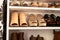 Organised wardrobe, the shoe storage