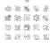Organisms Well-crafted Pixel Perfect Vector Thin Line Icons 30 2x Grid for Web Graphics and Apps.