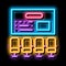 organizational workplace neon glow icon illustration