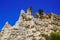 Orgues d`Ille sur Tet Organs of Ille-sur-TÃªt fairy chimneys located on a geological and tourist site