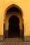 Oriental arch doors in Morocco