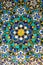 Oriental background Moroccan mosaic tile, ceramic decoration of
