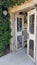Oriental beautiful doors in hotel garden, Kemer, Mediterranean coast, Turkey