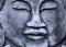 Oriental buddha face