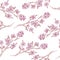 Oriental cherry pattern 1