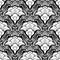 Oriental Chinese botanical flower graphic design for motif in Porcelain style seamless pattern