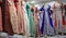 Oriental clothes in the large Arab markets
