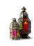 Oriental colorful light lantern Arabic decoration